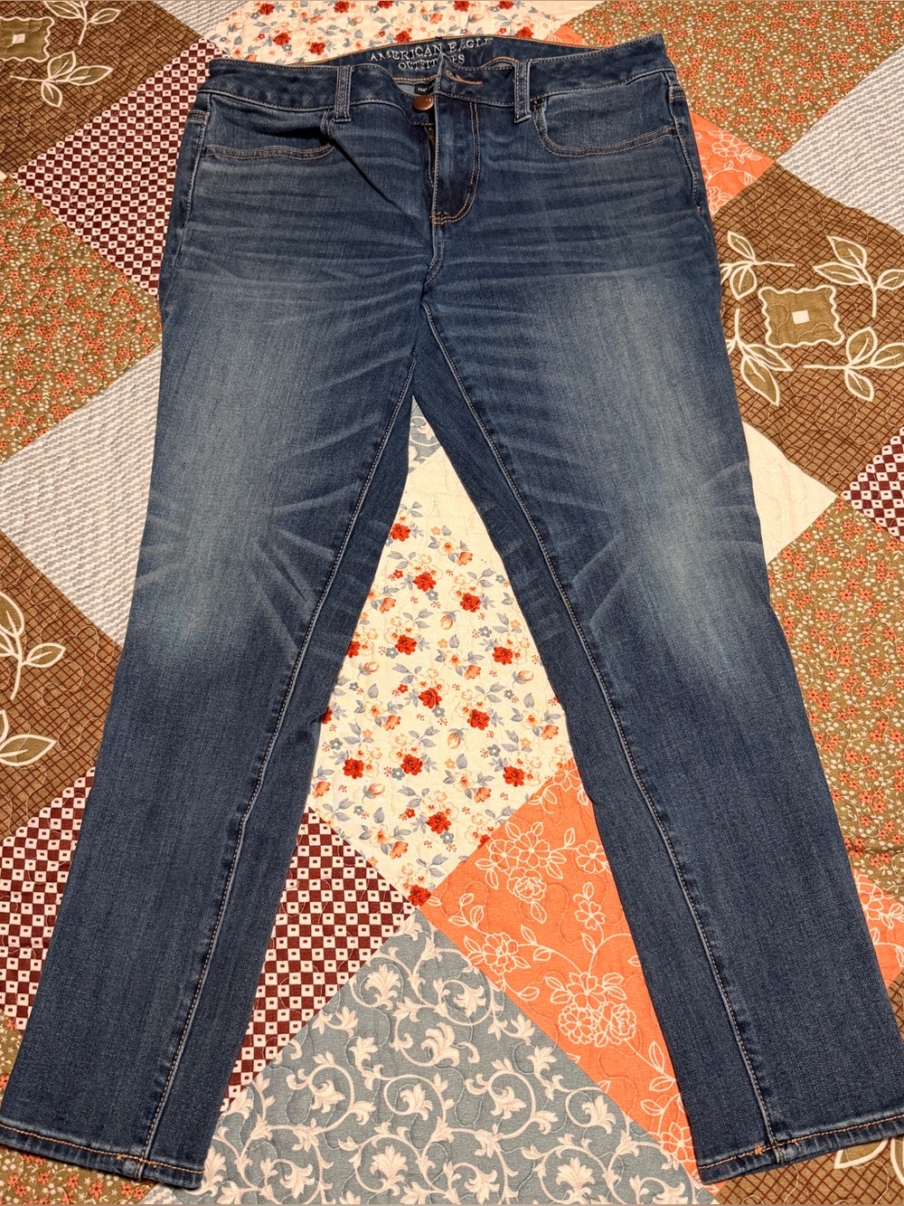 Women’s - American Eagle Outfitters Jeans Size 10S 360 Super Stretch Dark Wash